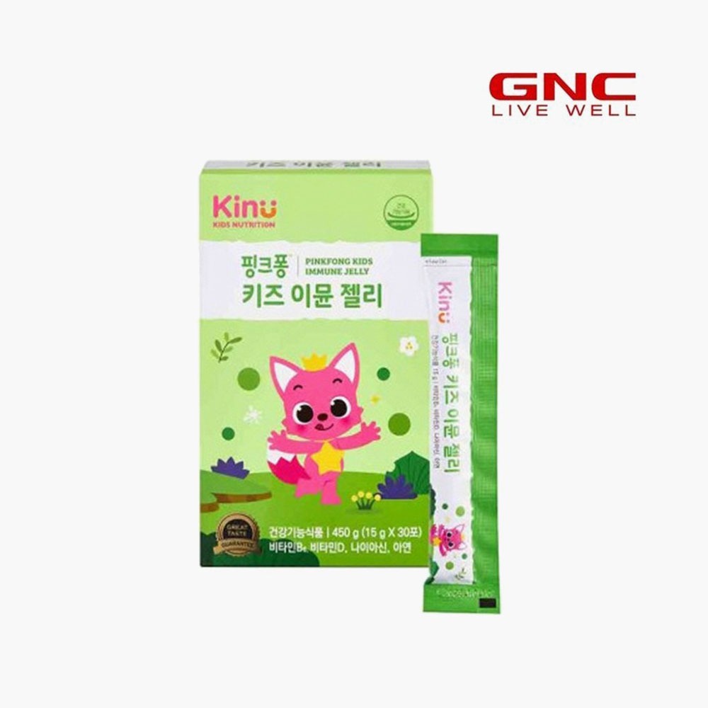 [GNC] 키누 핑크퐁 키즈 이뮨젤리(15g * 30포)